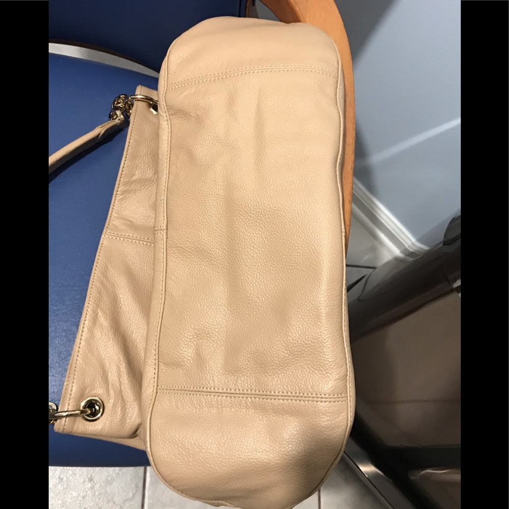 Cuore & Pelle beige leather handbag - Picture 6 of 13